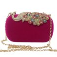 thumbnail image 2 of Xingzhi Convenient And Stylish Handbag Collection - Discover Companion Durable Clutches rose red 1, 2 of 6