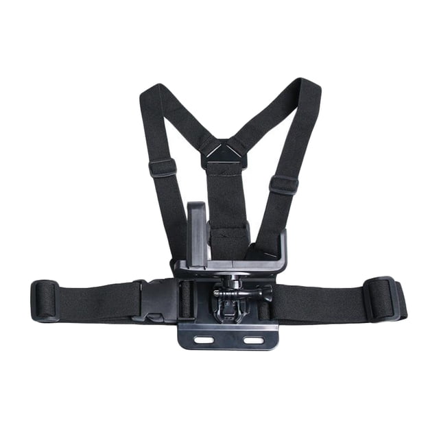 Cellphone Selfie Phone Body Chest Harness Mount Strap w/ Clip for Outdoor Skiing