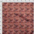 thumbnail image 4 of oneOone Tissu Jersey Coton Brun Rouille Matériel de Couture Patchwork Tissu Imprimé au Mètre 58 Pouces de Large, 4 of 5