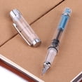 thumbnail image 3 of Transparent Fountain Pen, 0.5mm Point Fountain Pen Nib Fountain Pen Fountain Pen Convenient  For Office Home School, 3 of 8