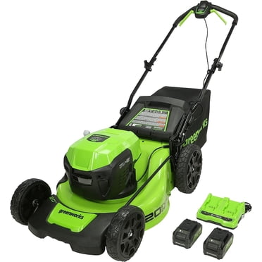 Tondeuse sans balai Greenworks, 2x 24 V (48 V), 20 po (2x Batteries 4,0 Ah)