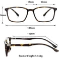 thumbnail image 4 of LifeArt Blue Light Blocking Computer Reading Glasses with Transparent Lens for Women/Men, 4 of 8