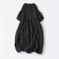 thumbnail image 2 of Pompotops Robe Longue de Soirée Mode Femme Aguichant Manches 3/4 Dos Nu avec Dentelle en Solde, 2 of 3