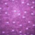 thumbnail image 1 of Ahgly Company Machine Washable Indoor Square Transitional Bright Neon Pink Purple Area Rugs, 4' Square, 1 of 7