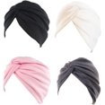 thumbnail image 1 of ORUYROP Turban de Sommeil Chimio Foulard Bonnet Chapeau pour Patient Cancer Perte de Cheveux, 1 of 7