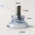 thumbnail image 2 of Accessories Suction Hooks Suction Cups Thumb Screw Pad Suckers Plastic 10 Pcs, 2 of 7