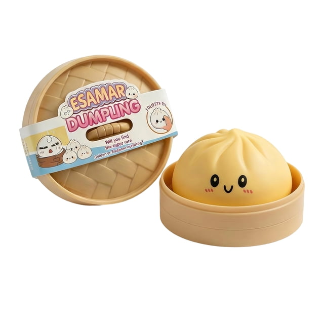 Jouet Squishy en Forme de Dumpling à Paillettes, Doux à Remontée Lente à Presser