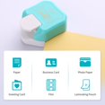 thumbnail image 3 of HLONK Perforatrice d'Angle 3-en-1 /R7/R10mm Coupe-Bordure d'Angle pour Cartes Papier Photo Pochettes de Laminage Bleu, 3 of 7