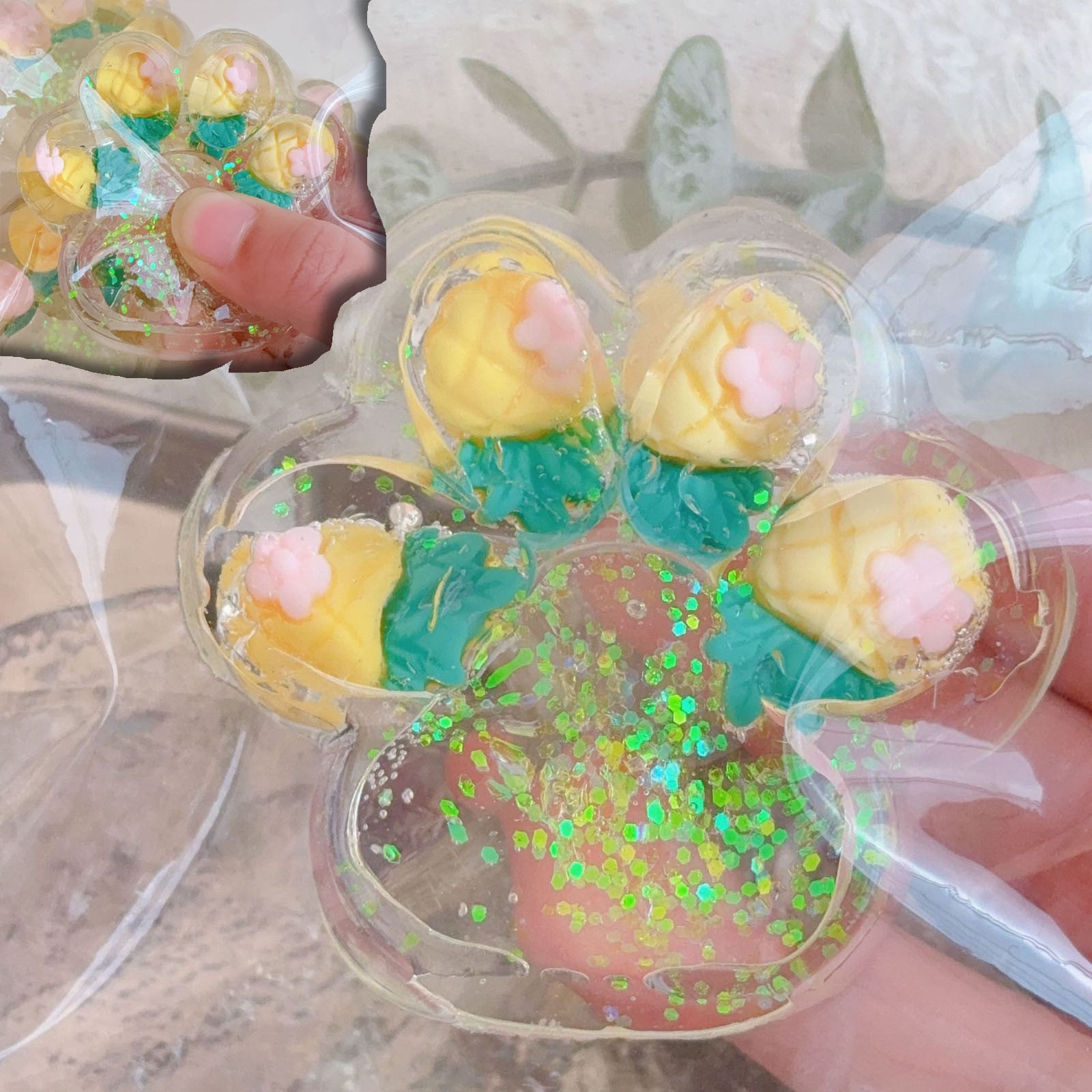 Squishy Patte de Chat Jouet Squishy Patte de Chat Kawai-i Jouet Squeeze Patte de Chat Jouets Anti-Stress pour Enfant et Adultes, Jouet à Presser en Forme de Patte de Chat Mignons