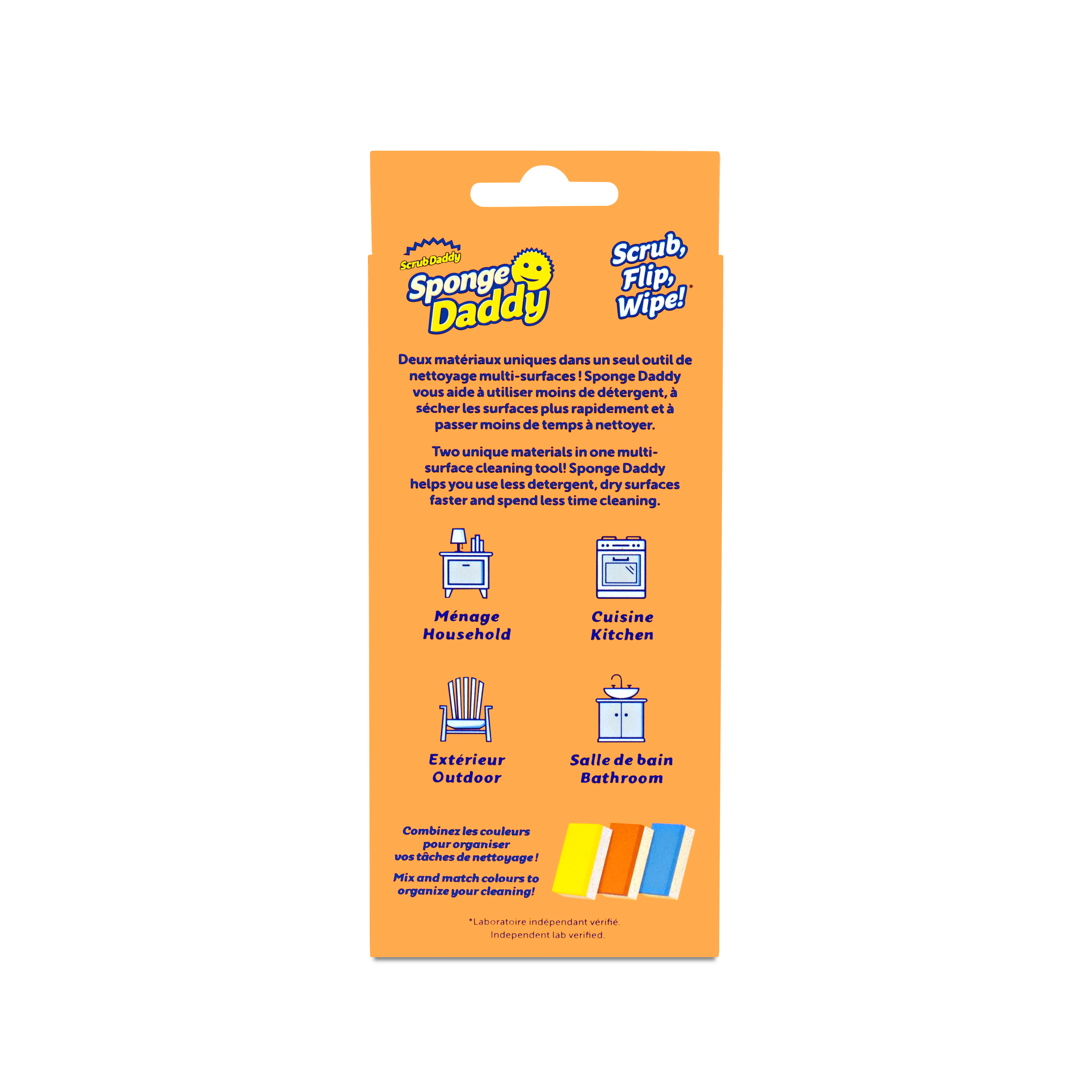 Scrub Daddy Sponge Daddy Non-Scratch Sponges, 3 Count