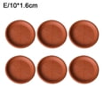 thumbnail image 3 of Soucoupe pour Plantes 6 Pcs, Plateaux en Plastique pour Pots, Plateaux d'Égouttement Robustes pour Pots de Fleurs, Plateau de Récupération Rond pour Plantes Aquatiques pour l'Extérieur, 3 of 8