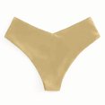 thumbnail image 3 of SDNall Womens New Scarless Low Waist Solid Swimming Trunks, 3 of 5