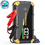 VTOMAN V8 Plus Car Jump Starter, 3500A Peak 12V Lithium Battery Booster Pack (9.0L Gas & 8.5L Diesel), Portable Jump Box (44.4Wh)with Jumper Cables