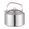 thumbnail image 2 of 1L / 1.6L Camping Kettle | 304 Food Grade Stainless Steel Outdoor Boiling Pot | Portable Water Kettle for Coffee, Tea Use | Open Flame Safe for Campfires & Backpacking, 2 of 7