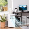 thumbnail image 2 of HOMCOM 8000 BTU Air Conditioner, Quiet AC Unit with Remote Control, White, 2 of 10