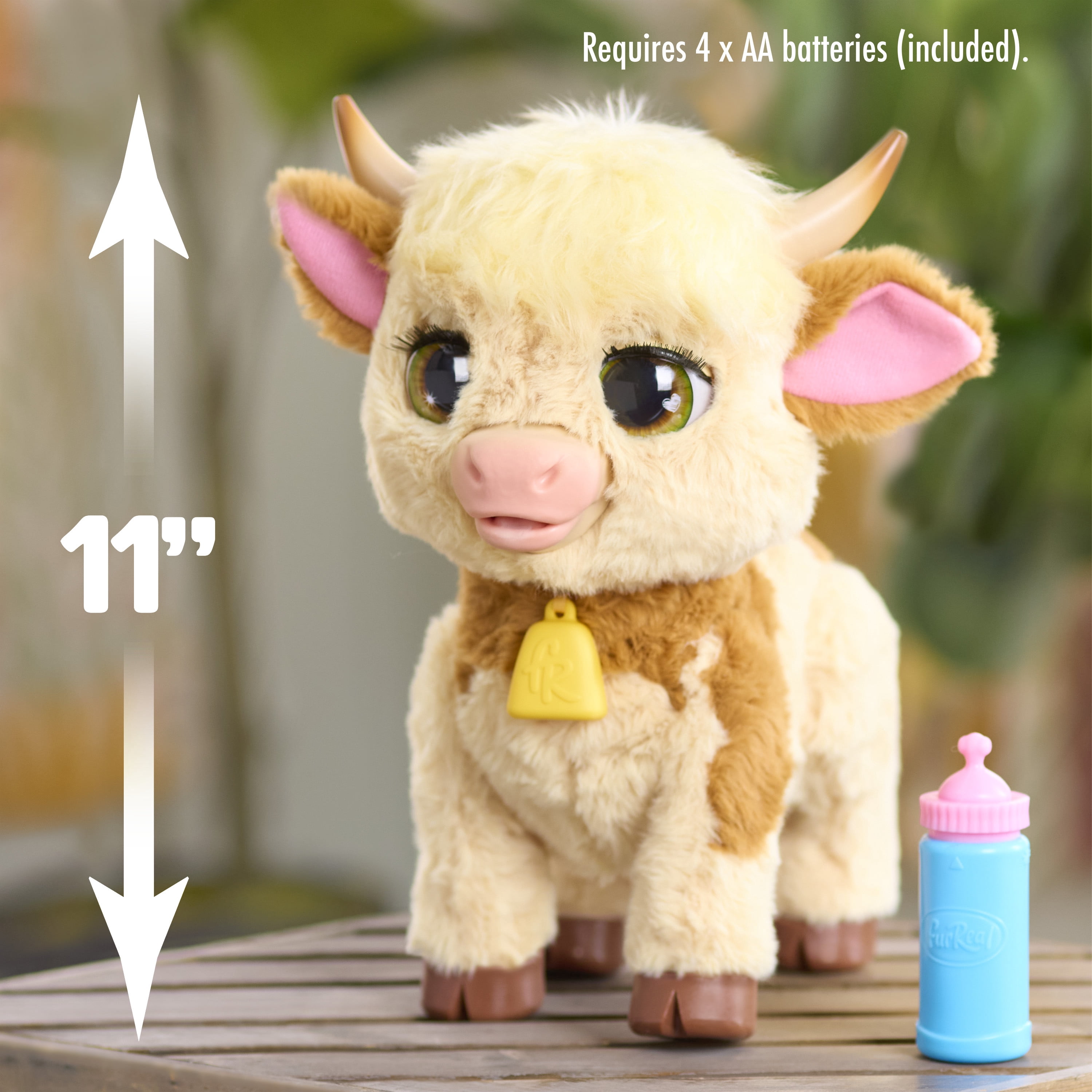 Jouet interactif à l’effigie de la vache Maggie de FurReal, plus de 50 sons et réactions, jouets pour enfants de 4 ans et plus par Just Play