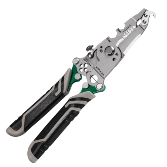 Wire Stripper Multifunctional, Folding Pliers for Cutting Crimping Electrical Work, Carbon Steel Hand Tool