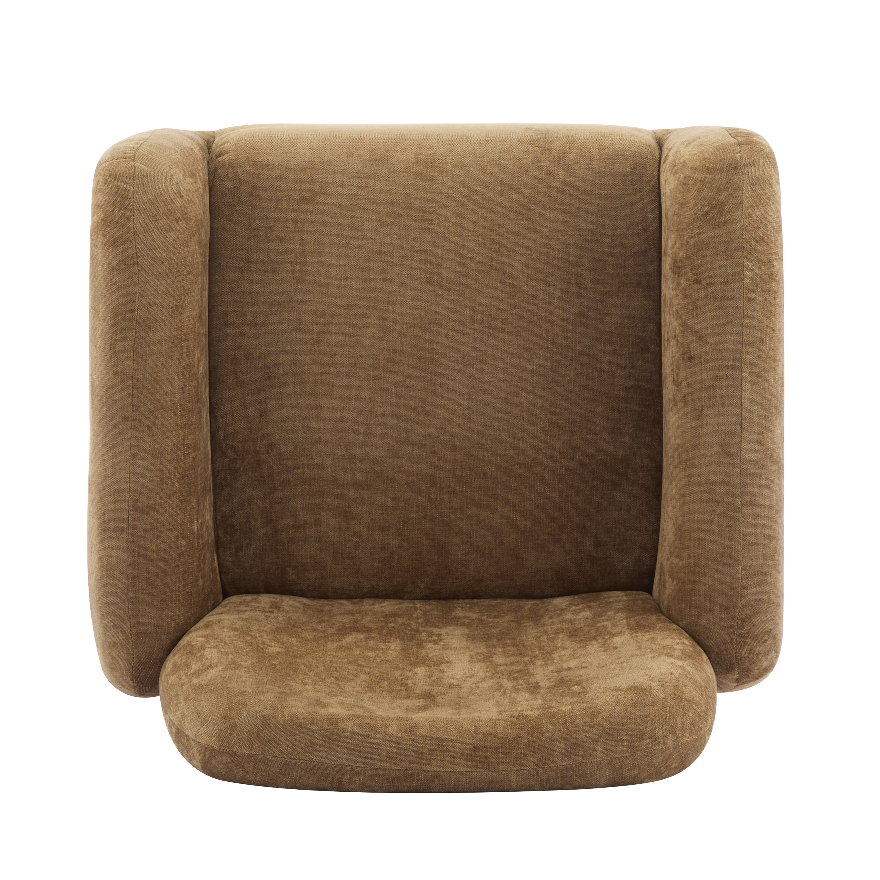 Noble House Ergonomic Accent Chair,Soft Cushion & Wrap-Around Backrest,Tan