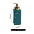thumbnail image 2 of Qeeadeea Marble Ceramic Foaming Soap Dispenser, Cubic Foam Soap Dispenser With Gold Pump, Hand Foaming Dispenser, For Barthroom Kitchen-dark green-Foam Bottle, 2 of 8