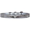 thumbnail image 1 of Argent Étoile Widget Croco Chien Collier Argent Taille 12, 1 of 1