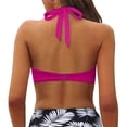 thumbnail image 2 of Women Bikini Top Push Up Swimsuit - Removable Padded Bra for Beach and Pool with Adjustable Support, 2 of 5