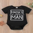 thumbnail image 2 of Baby Romper Letter Print Short Sleeve  Neck Jumpsuit, 2 of 5