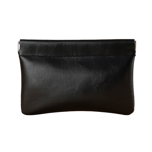 fheaev Portable Coin PouchAutomatic Closure Coin PurseFaux Leather OrganizerBagCash Pouch For Carrying Coin Convenient Jewelry Pouch