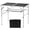 Black, variant on Belmora Small Folding Table Portable, 24''L x16''W Foldable Camp Table with 3 Adjustable Height, Indoor Outdoor Lightweight Aluminum Table for Outdoor Cooking Picnic, (Black 2 Heights)
