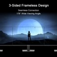 thumbnail image 3 of SANSUI 27 Inch Monitor, IPS 120Hz Computer Monitor Full HD 1920 x 1080P with HDMI DP Interfaces, Eye Care, Frameless, 100 x 100mm VESA Mountable (HDM, 3 of 8