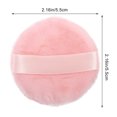 thumbnail image 2 of WRITWAA 2Pcs Pink Powder Cotton Makeup Sponges for Foundation Blending and Face Application, 2 of 5