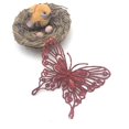 thumbnail image 2 of MesaSe Simulation Butterfly Christmas Plastic Decoration Accessories Layer Gold Powder Glitter New Artificial Flower  Tree, 2 of 10