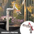 thumbnail image 3 of RUNROTOO Robinet d'Arrosage Extérieur Rouge en Métal pour Jardiniers avec Conception Pratique 1 Ensemble, 3 of 8