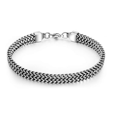 Stingray men's zig-zig mesh bracelet