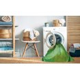 thumbnail image 2 of Ahgly Tapis d'Intérieur Lavable en Machine Carré Vert Émeraude Profond, 5 Pieds Carré, 2 of 7