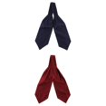 thumbnail image 1 of 2 Pcs Cravates Formelles pour Hommes à Pois Tissées Formelles Auto Ascot Cadeaux, 1 of 8
