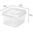 thumbnail image 2 of Sterilite Boîte de Rangement en Plastique Transparent à Couvercle Rabattable avec Loquet avec Couvercle (Lot de 36), 2 of 9