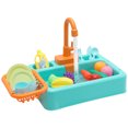 thumbnail image 2 of Big Save,HWRETIE Tetras Simulation Kitchen Toy Clearance,Analog Electric Dishwasher Sink Children's Role Playing Kitchen Set Toys, 2 of 9