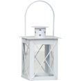 thumbnail image 3 of Lanterne à bougie Gartner Studios en blanc, 3 of 5