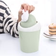 thumbnail image 1 of Avdolw Compact Desktop Trash Can - Mini Trash Bin for Home, Office, Living Room, Coffee Table, Foldable Wastebasket, Hygienic Design, 1 of 6
