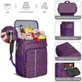 thumbnail image 4 of Abstract Geometric Insulated Backpack Cooler 20L - Leakproof Picnic & Beach Cooler Bag - Pop Art Design with High-Capacity Storage, 4 of 6