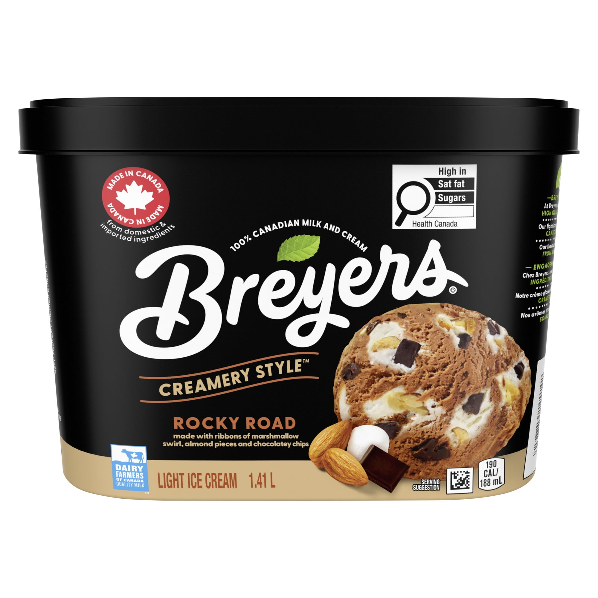 Breyers Creamery Style Rocky Road Ice Cream