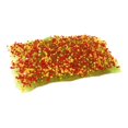 thumbnail image 1 of Yinanstore Grass Nest Model Simulation Turf Decoration Handmade Terrain Model Artificial Grass for Layout Railroad Gaming Terrain red orange, 1 of 8
