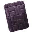 thumbnail image 1 of Clara Clark Bathroom Rugs, Velvet Memory Foam Bath Mat, Ultra Soft Non Slip and Absorbent - Tiled - Large - Purple, 1 of 6