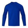 thumbnail image 1 of AherBiu Chandails à Col Rond pour Hommes à Manches Longues Légers à Séchage Rapide Chandail à Enfiler Athlétique Entraînement Gym Course T-Shirts, 1 of 6