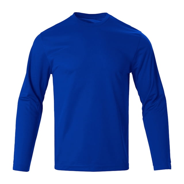 AherBiu Chandails à Col Rond pour Hommes à Manches Longues Légers à Séchage Rapide Chandail à Enfiler Athlétique Entraînement Gym Course T-Shirts