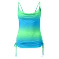 thumbnail image 4 of Pompotops Mode Femme Débardeur Imprimé Sans Manches Blouse Bretelles Hauts, 4 of 4