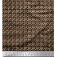 thumbnail image 1 of Soimoi Rayon Fabric Dot,Swirl & Floral Shirting Print Fabric by Yard 56 Inch Wide, 1 of 2