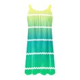 thumbnail image 4 of TJAZFJPA Robes en Soie pour Femmes Femmes Robe d'Été de Plage Sans Manches Imprimée Jupe Décontractée Vacances au Bord de la Mer Robe Mini Robes d'Été Femmes Robe de Maternité d'Été, 4 of 4