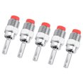 thumbnail image 4 of 5pcs Stainless Steel Copper Cap Automatic Pig Nipple Drinker Waterer Red Cap Long Rod, 4 of 9