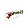 thumbnail image 3 of Christmas Ornaments Set Wooden Christmas Train Decorations Wooden Train Set, 3 of 7